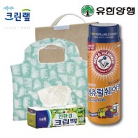 친환경스위트홈세트67호(암앤해머베이킹소다+크린랩크린백+특대형시장가방)