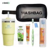 스탠리 퀜처591ml 빨대 텀블러 세트2호 세면백 소프트캡칫솔치약 카밀100ml(쇼핑백포함)