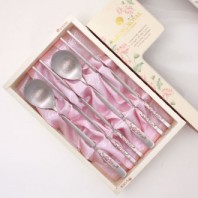 1362_B. 칼라 매화수저 2벌(종이)