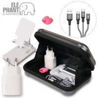 해피니스 엘리펀트 빅 파우치 고속충전기 거치대 세트