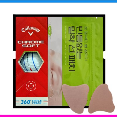 캘러웨이 크롬소프트 360 트리플트랙 3구 닥터지 (Dr.G) 선패치 선물세트 (3pc) 캘러웨이 삼선골프공 선패치 선물세트
