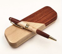 281_목재 케이스 볼펜 세트