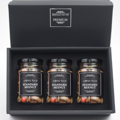 프리미엄 믹스넛(견과류) 3P 선물세트 (스텐다드 믹스넛110g*3개)