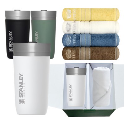스탠리 고 진공 텀블러 화이트 송월 카운테스마라 선물세트
