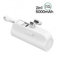 컴우드 2WAY 5000mAh 듀얼 C타입 도킹배터리 CW-DK1000PLUS
