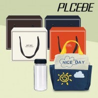 플씨드 투톤 빅사이즈 보온보냉백 + 보틀 2종 세트