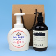 아이깨끗해 핸드워시 500ml NARD 나드 바디워시 500ml 2종 선물세트