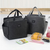 휴대용 사이드포켓 보냉 런치백 피크닉 가방 Y2643