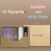 협립3단미니스타앵글완전자동우양산 +협립코마바스타월1P+협립호텔코마170타월1P+스마트온도계텀블러