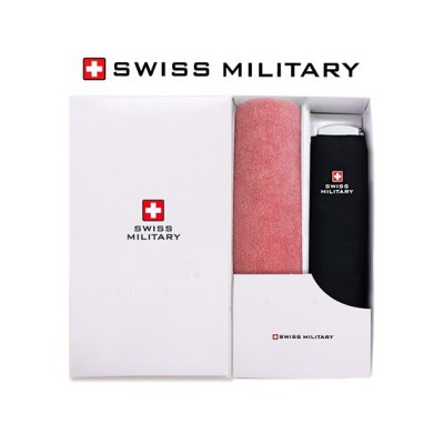 스위스밀리터리 3단수동 사각 + 150g세면타올 세트