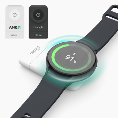 디지토 갤럭시워치 애플워치 스마트워치 공용 2in1 양면 무선충전기