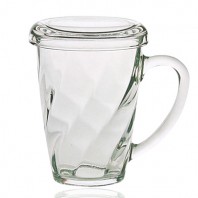 키친필 스파이럴뚜껑 글라스머그