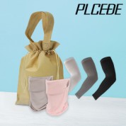 플씨드 여름 3종 복주머니 파우치 L세트 (귀걸이 쿨마스크+투밴드 쿨토시)