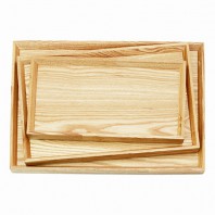 우드무늬목 직쟁반(티크)