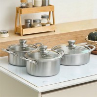 영국R. 마이티 통3중 IH 스텐 양수 냄비 3종 세트