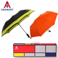 우산아트 2단폰지보다+3단폰지칼라 우산세트