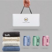 잭니클라우스 5단캡슐베어우양산+호텔수건 160g(국산) 선물세트