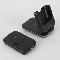 3in1 무선충전거치대 보조배터리 분리형 EM-40