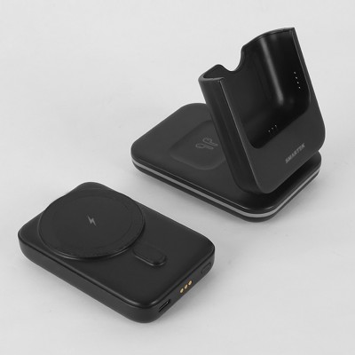 3in1 무선충전거치대 보조배터리 분리형 EM-40