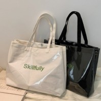 로페리아 투명 PVC 베이직 숄더백 핸드백(0216622)