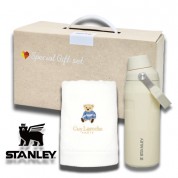 안심생건83호 스탠리 에어로라이트 패스트플로우355ml 베어수건 2종세트