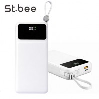 세인트비 케이블일체형 LED 고속보조배터리 20000mAh PBS200C