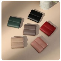 로페리아 미니멀리스트 고급 PU 여성 숏카드지갑(0217312)