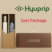 협립 3단60 8K 와인하트 암막 완전자동우산 +협립3단미니스타앵글완전자동우양산-세트