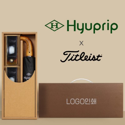 협립 3단 슈퍼 암막 고밀도 원목곡자 완전자동 우양산 +타이틀리스트 골프공 6구-세트