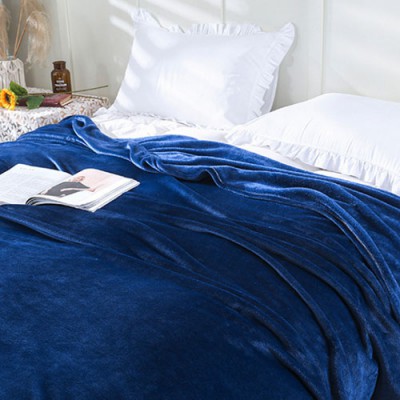 로페리아 플랄넬 코랄 융단 무지 단색 담요_중(150*200cm)+에코백포함(0209406)