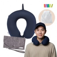 (포그넥목배개+여권파우치) 세트