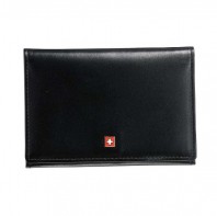 [스위스밀리터리] 명함지갑A 블랙