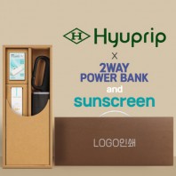 협립3단60 카라비너10K 거꾸로 300T고밀도 완전자동 우산 +선크림+배터리-세트