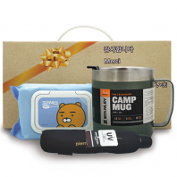 안심생활건강세트 37호(스탠리 캠프머그354ml+3단UV우산+카카오캡형물티슈)