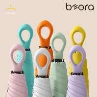 BOR 무지 인쇄우산 초경량 멀티고리 암막 5단 우양산