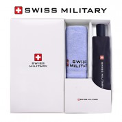 스위스밀리터리 친환경 3단수동 우산+140g면사타올 세트