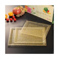 직사각 아크릴쟁반(골드펄)