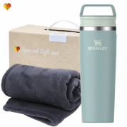 브생건 방한세트 70호(스탠리 카페투고 트래블머그 591ml+따뜻한 소프트 담요)