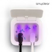 애니클리어 휴대용 충전식 칫솔살균기 칫솔걸이