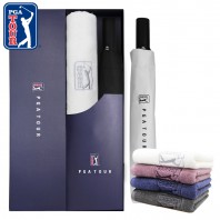 PGA 2단완전자동 암막 우양산+190g 코마사 호텔타올 세트