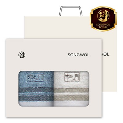송월 노을 전사 160g 세면타월 2매세트