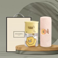 시즈넬 선물세트 카카오 가습기250ml+카카오 코마사타올(1개)