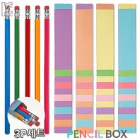 육각지우개연필 펜슬박스 3P세트