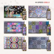 빛나 K-ART 시리즈 자개 2종세트 (명함케이스+USB메모리 2.0 4GB~128GB) 6종 이미지