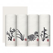 송월타올 사군자 자수타올 150g 1매