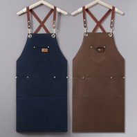 무료인쇄 캔버스 크로스 스트랩 방수 앞치마