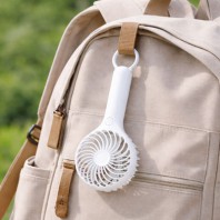 걸고 세우는 2WAY 핸디 선풍기 휴대·거치 겸용