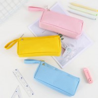 손잡이 무지 대용량 필통 K2620