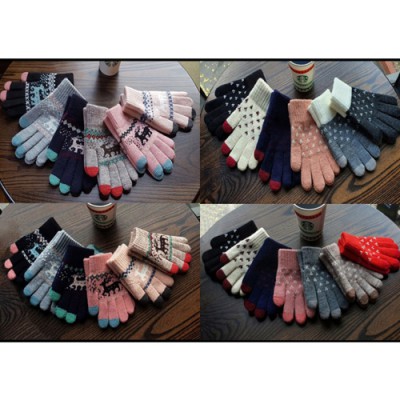 어른 아이 스마트폰 터치 남녀 공용 장갑