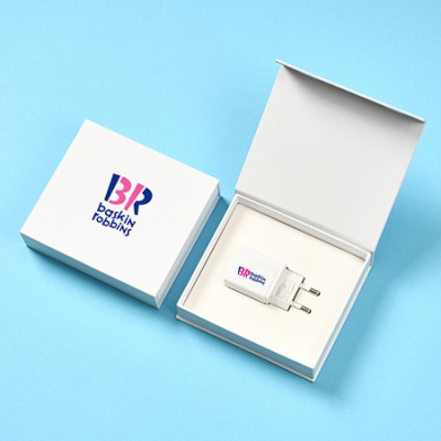 GAN 2포트 고속 충전기 20W+자석싸바리